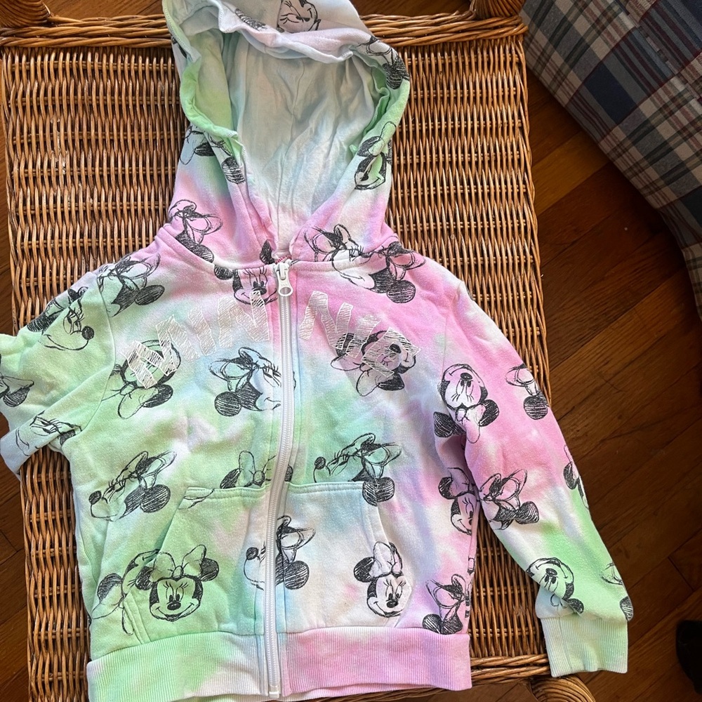 Disney Kids Pastel Tie-Dye Hoodie with Mickey Mouse